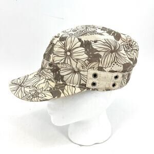 Koolaburra Flower Camo Women's Cotton Brown and Cream Cap 57cm/one size